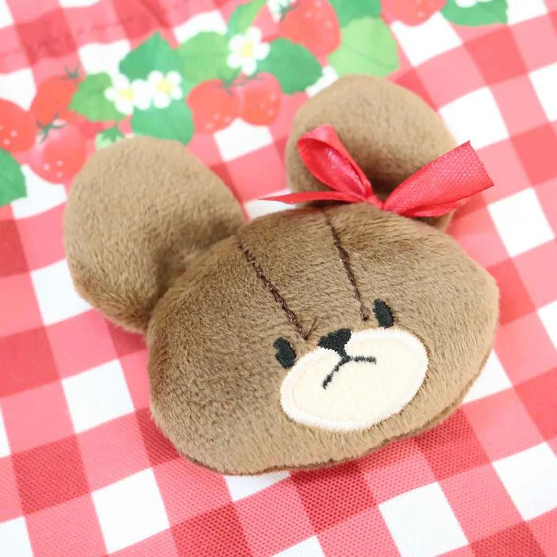 「預訂」 The bear's school束口袋（紅白格仔）