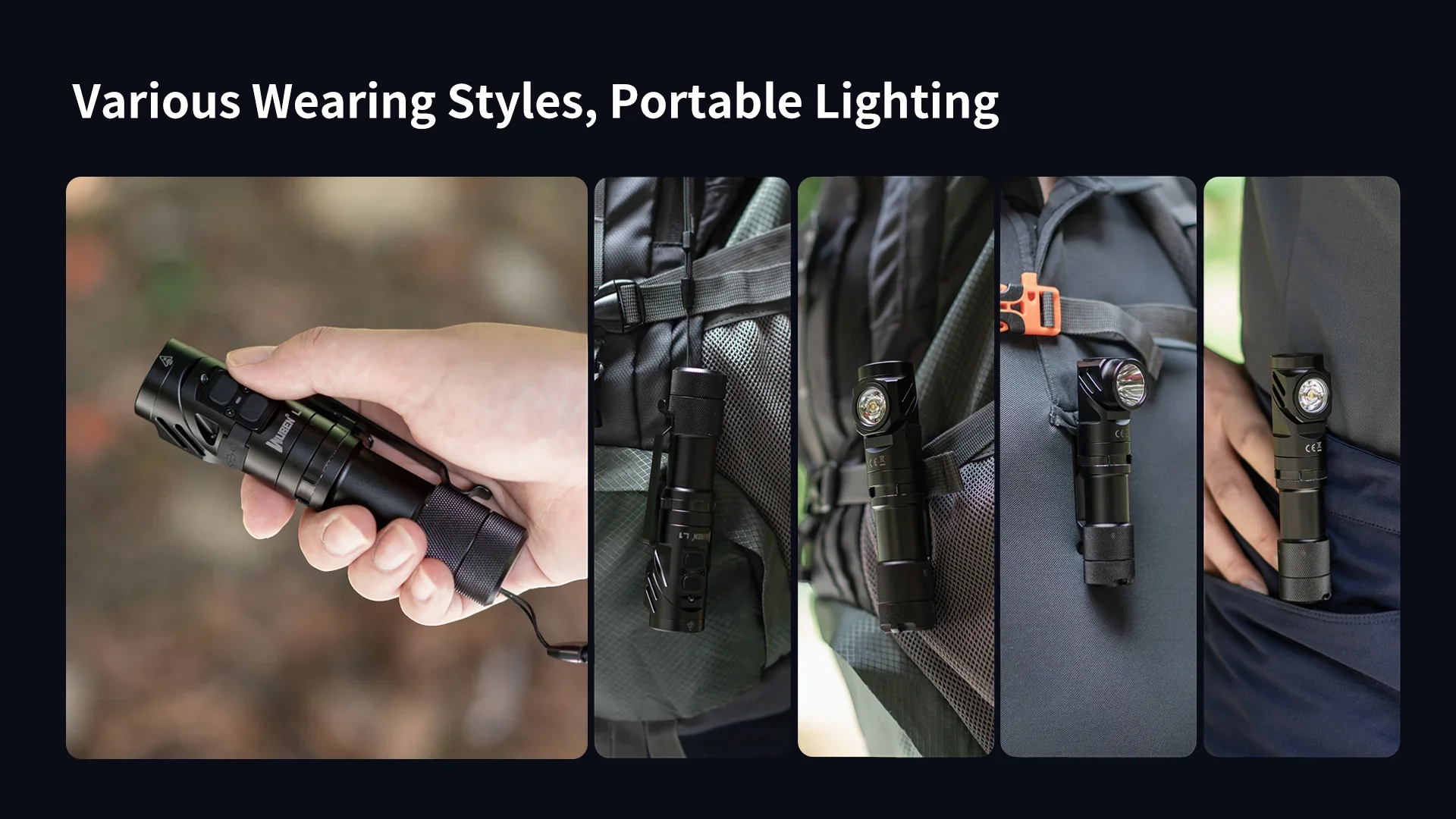 Wuben L1 雙光源旋轉頭工作燈