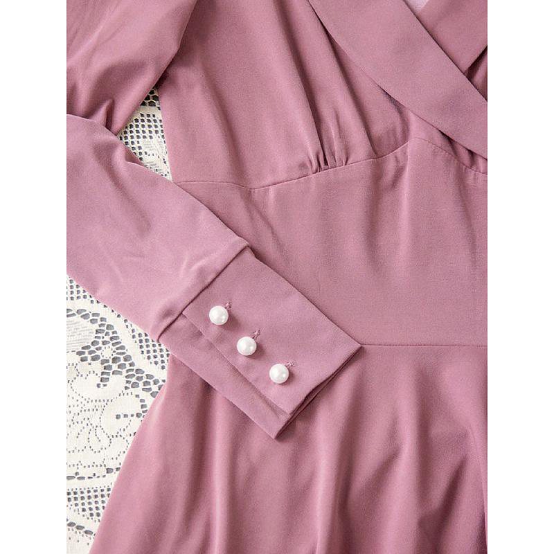 (Last XS) 1940s War Time Romance Swing Dress (FM076)