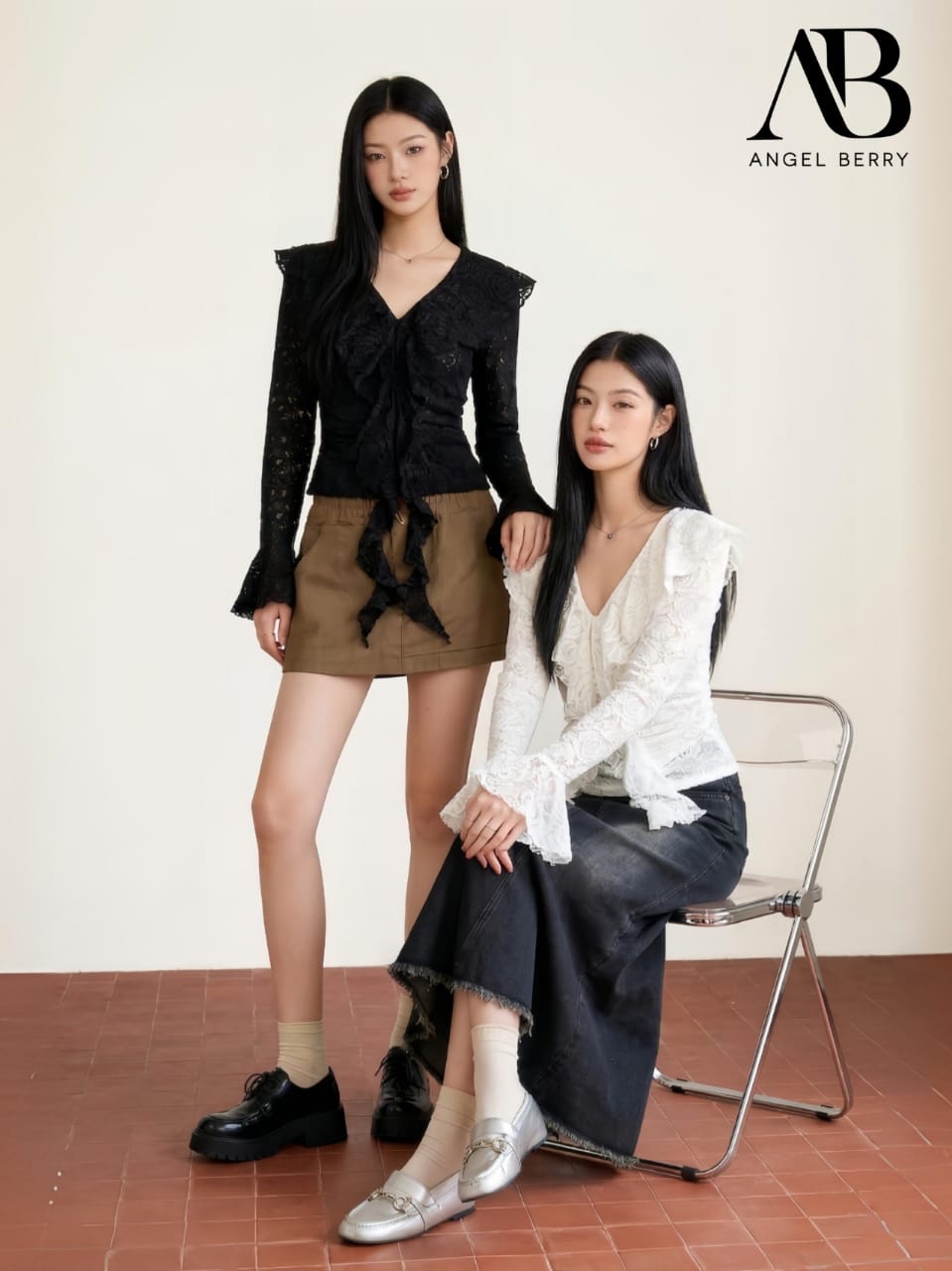 5151 PREMIUM LACE BLOUSE 高级气质感蕾丝上衣
