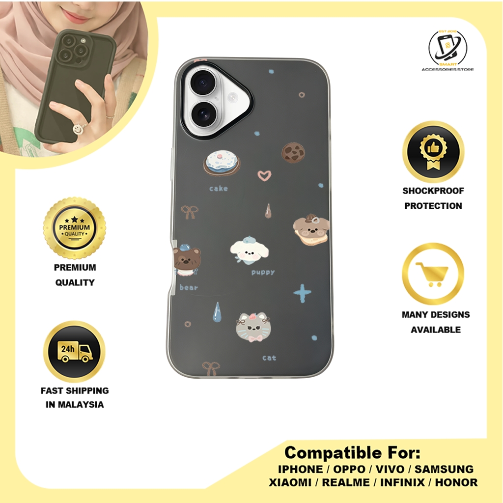 JELLY CASE PHONE FOR IPHONE - DESIGN BEAR G