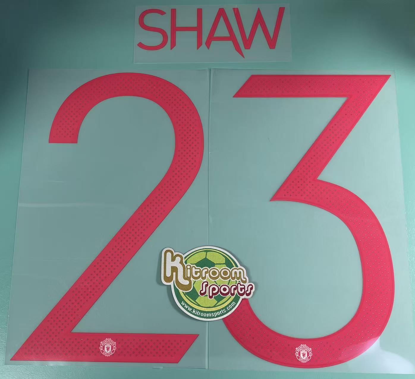 2021-22 Manchester United AWAY UCL Nameset #23 SHAW