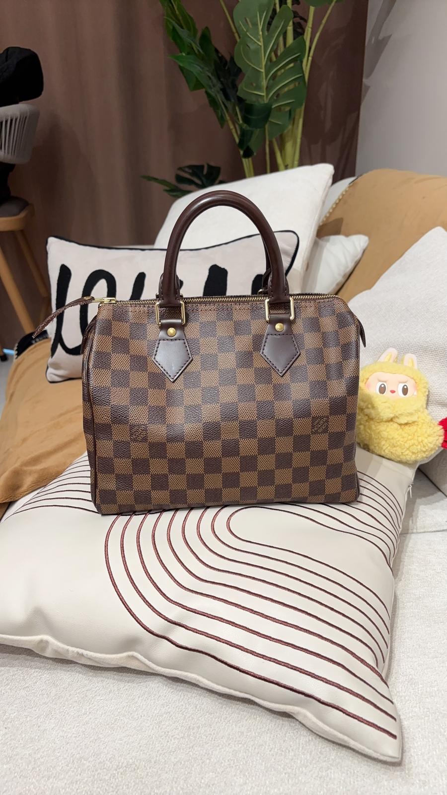 LV Speedy 25 Damier 100%Authentic, 98%New ✅Dust bag