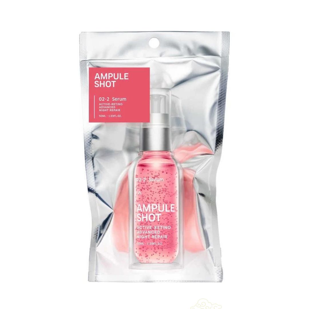 AMPULE SHOT 活性視黃醇 夜間修護 精華液 50mL(平行進口)