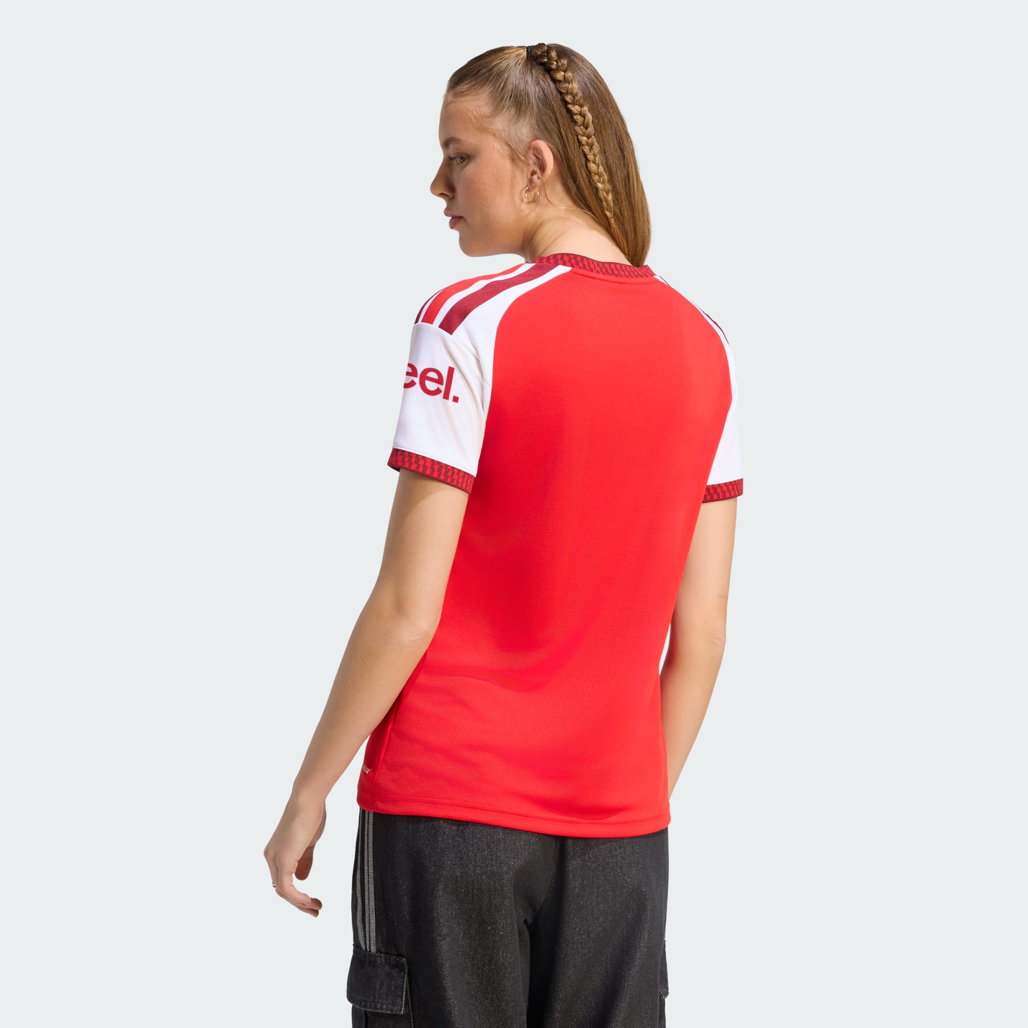 🔴⚪融合酋長球場建築美學 Adidas Arsenal 阿仙奴 2026-27 女裝主場球迷版球衣 (可加印字章) KB9946