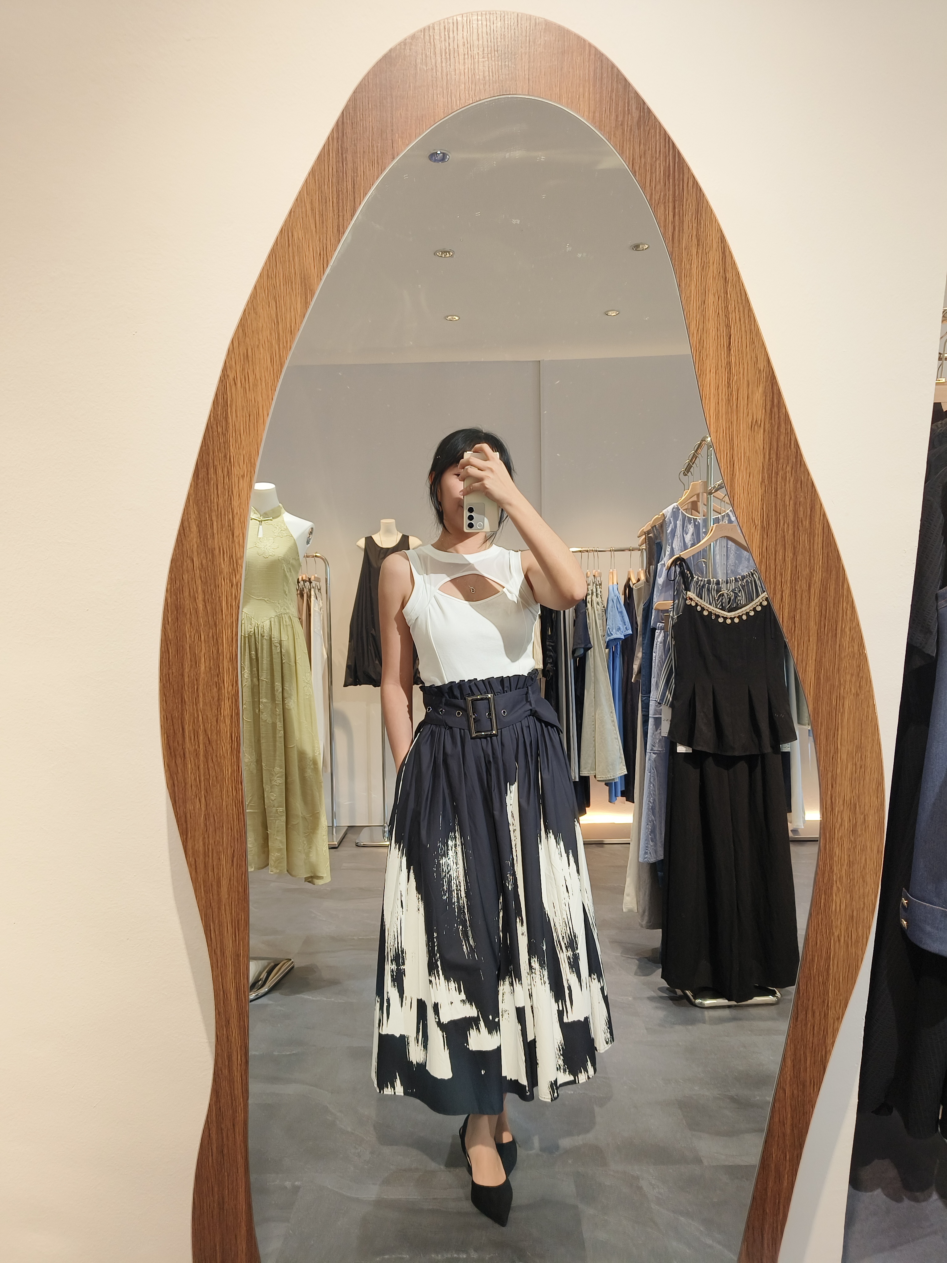 【设计师款】大牌印花半身裙