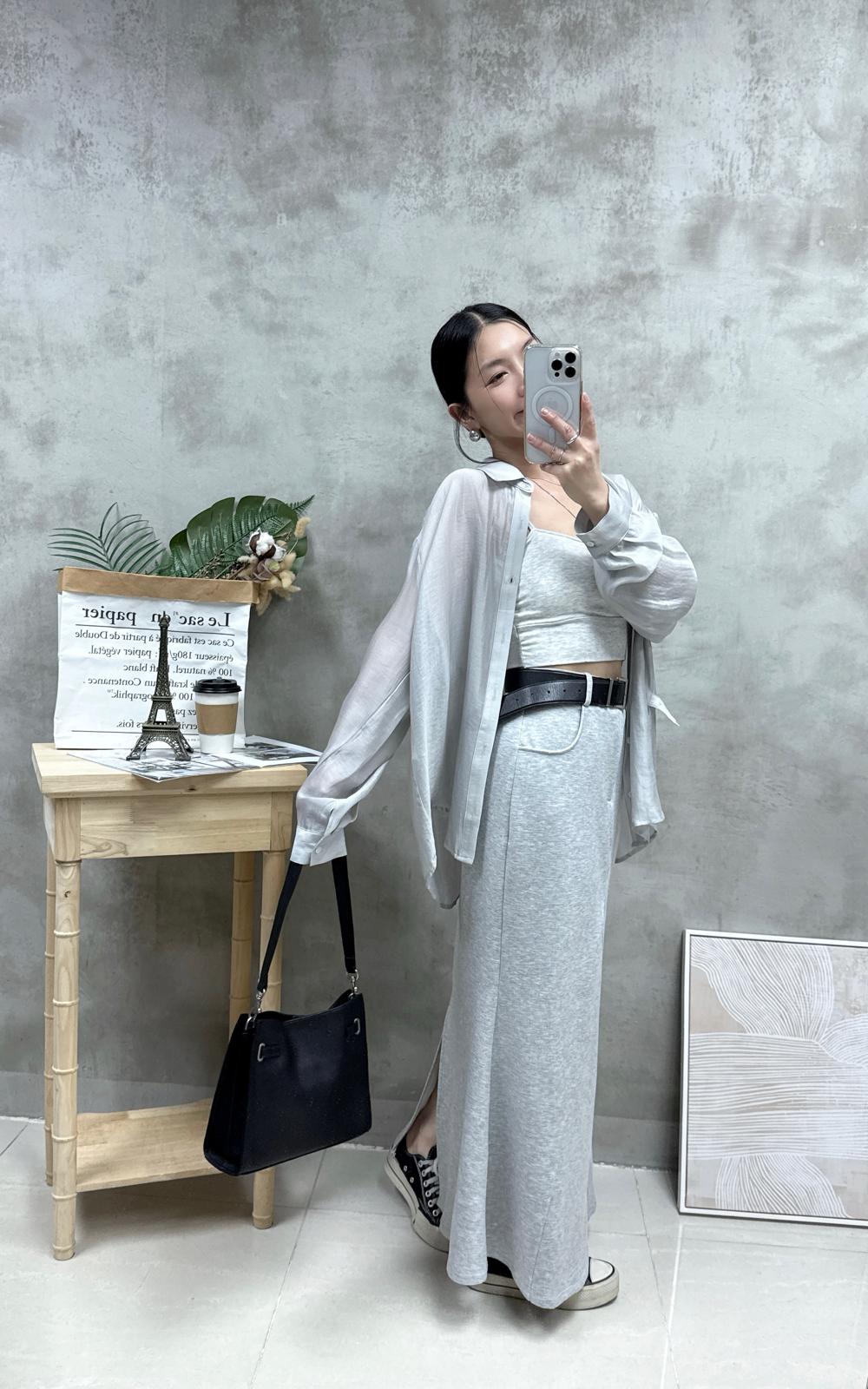 G24 啞扣雙帶牛皮袋