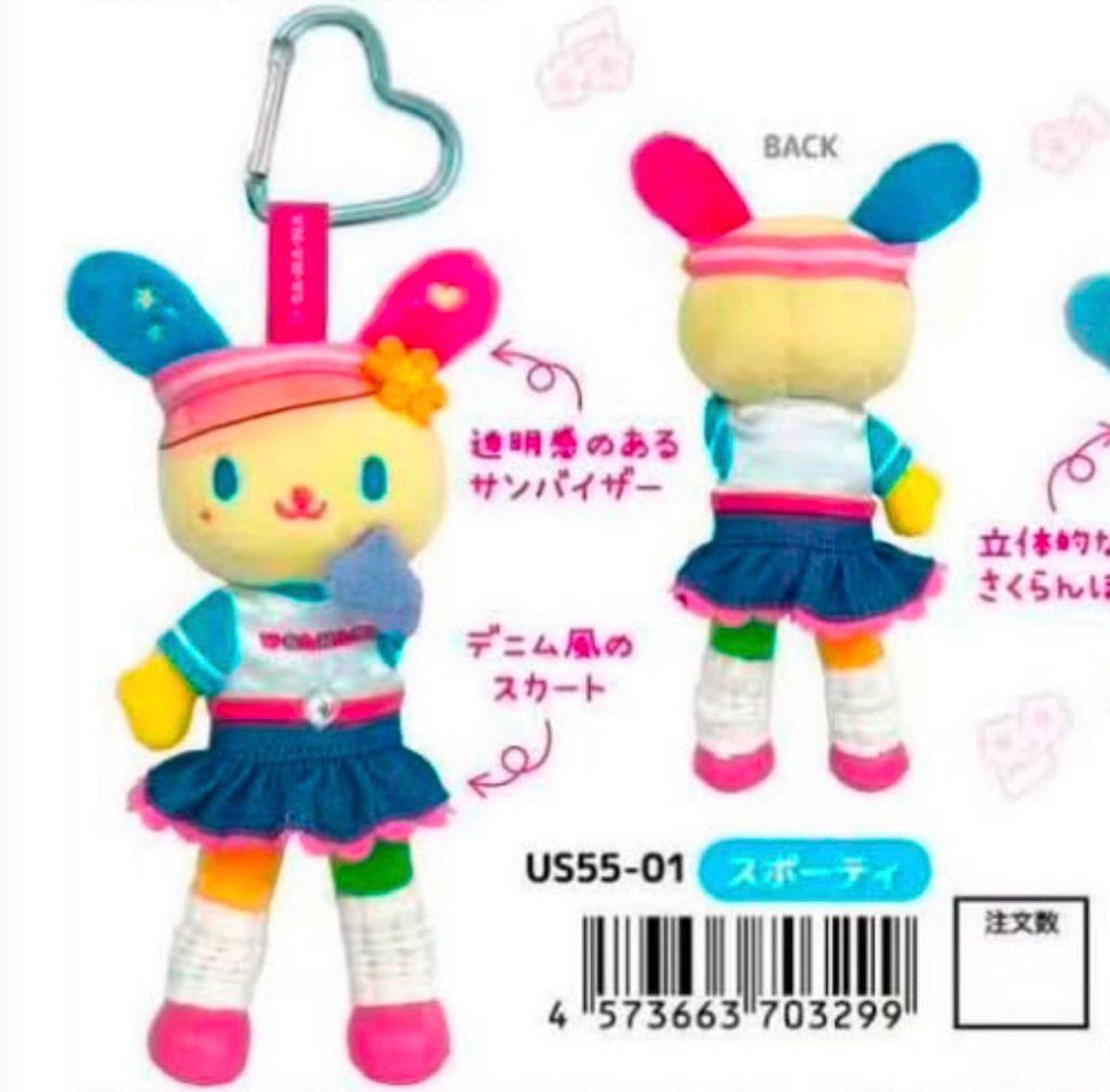 ［預計11月頭到貨］Sanrio USAHANA 長腿系列