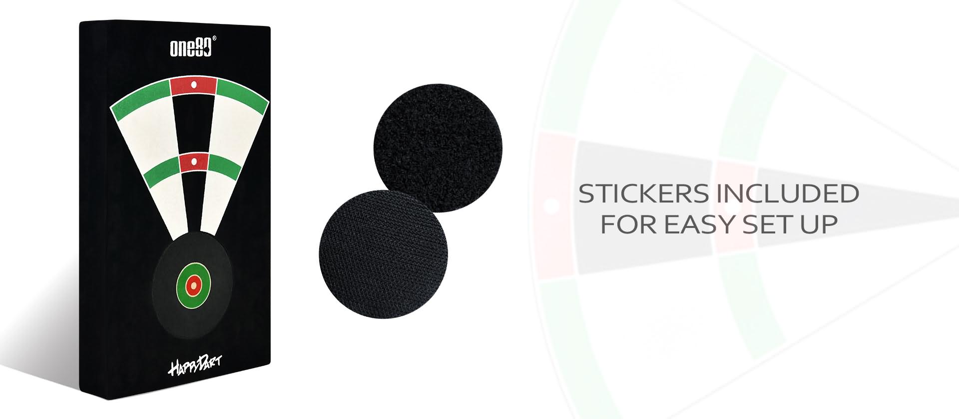 ONE80 EVA TRAVELLING DARTBOARD PLUS BRISTLE CORE