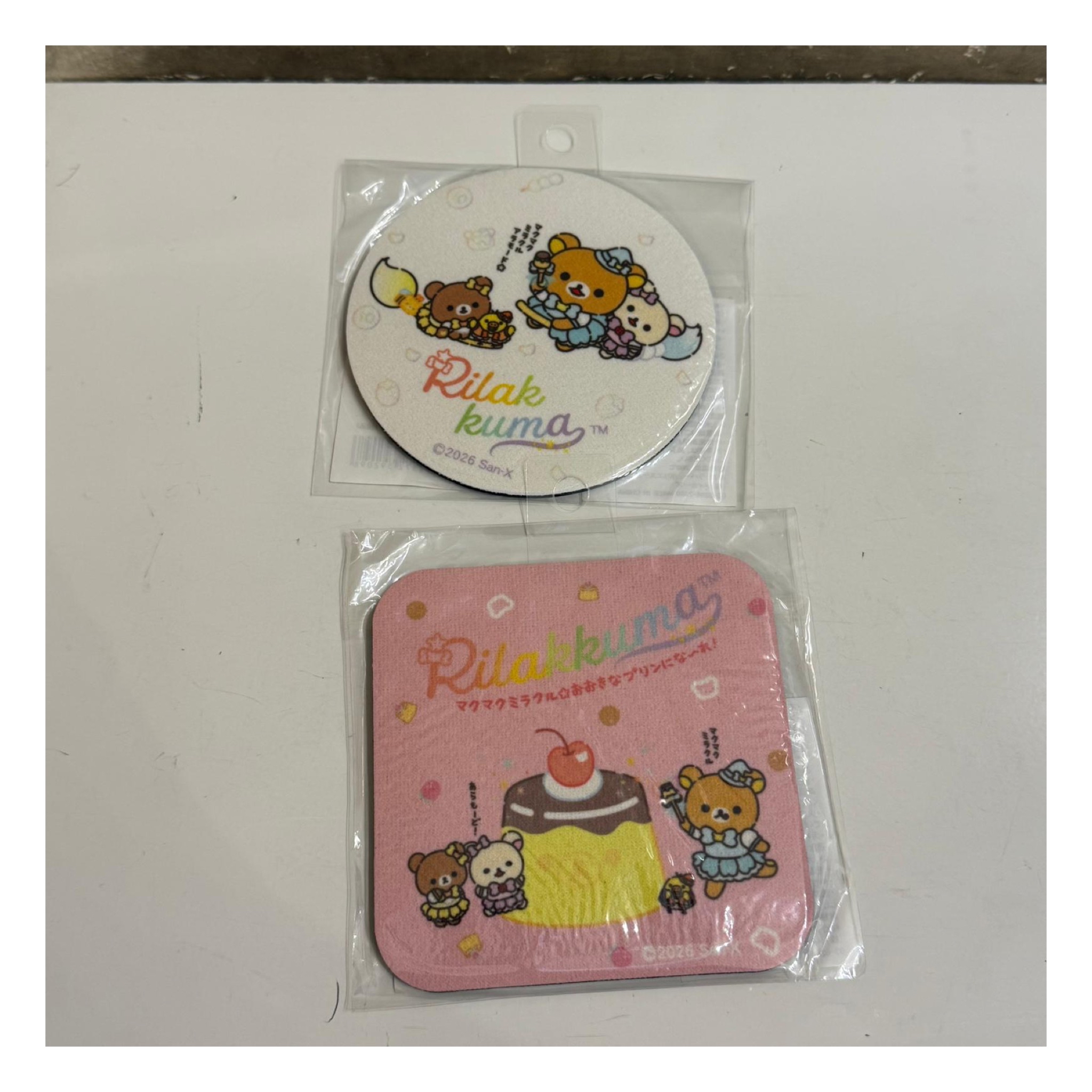 鬆弛熊銀座pop up店 限定杯墊(全2款)