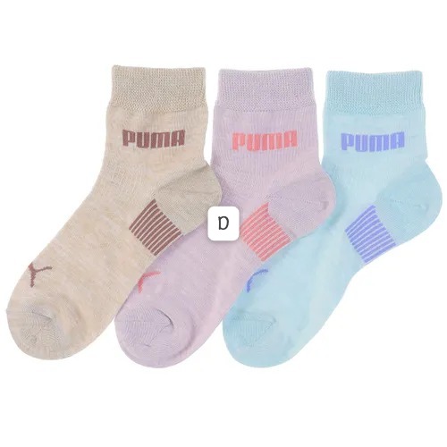PUMA 女裝襪 23-25cm 1套3對 - 05260016