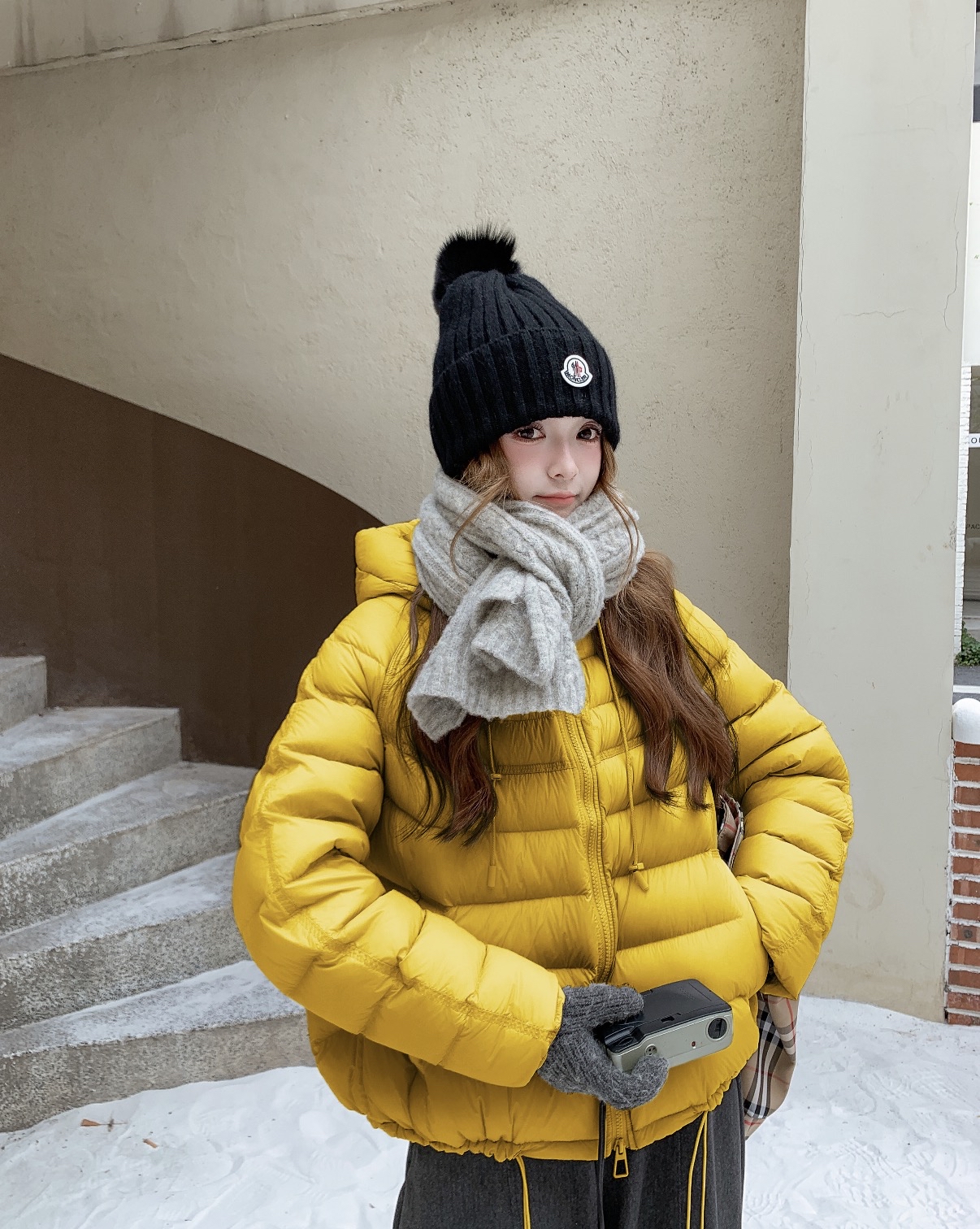 限時優惠✨訂貨🍒Moncler 經典毛毛波冷帽 FREE SIZE