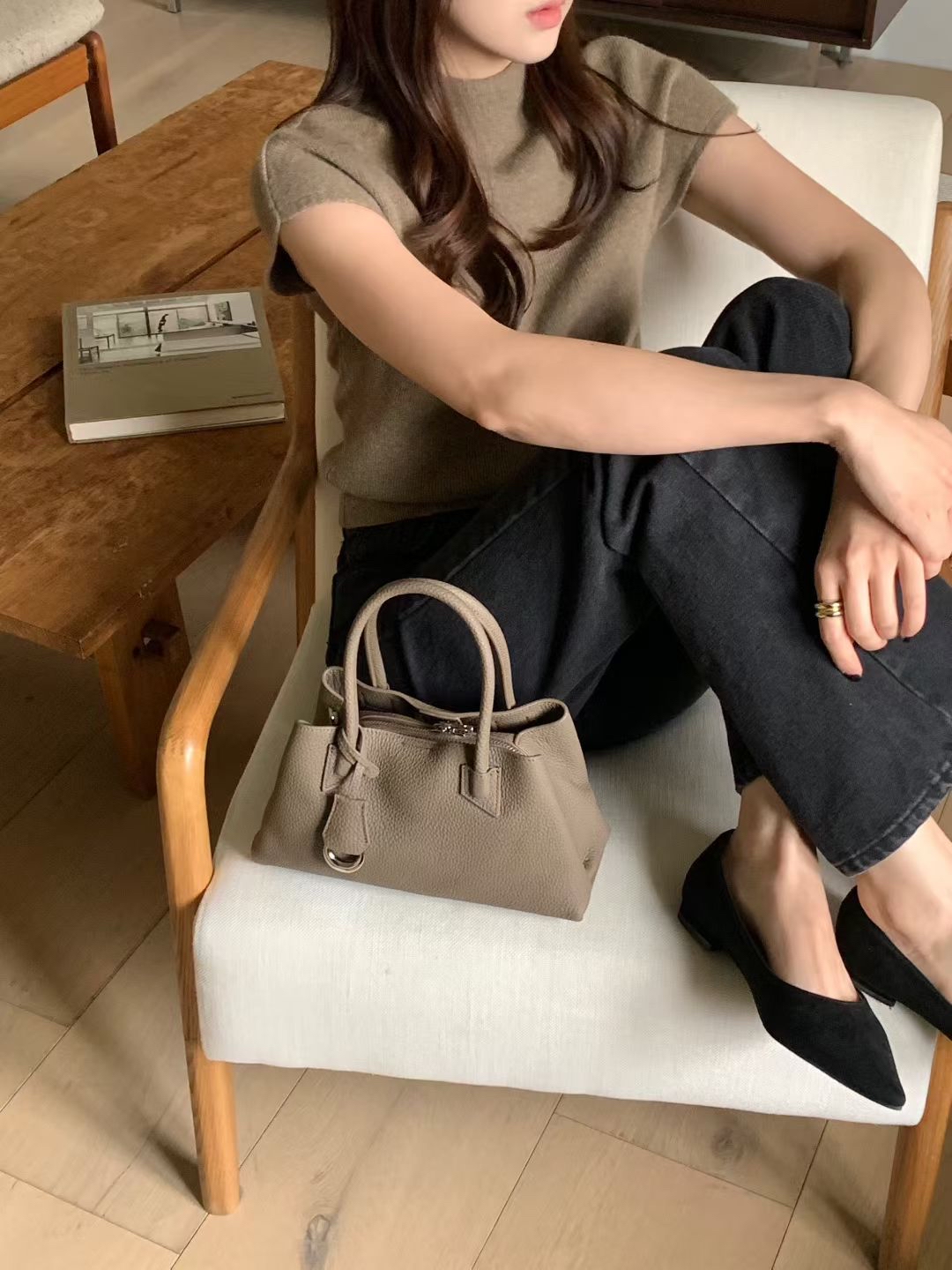 DM03_05  長柄橫Tote (4色)