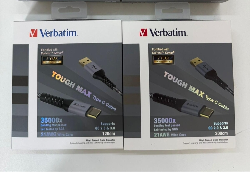 Verbatim DuPont™ Kevlar® USB 數據線