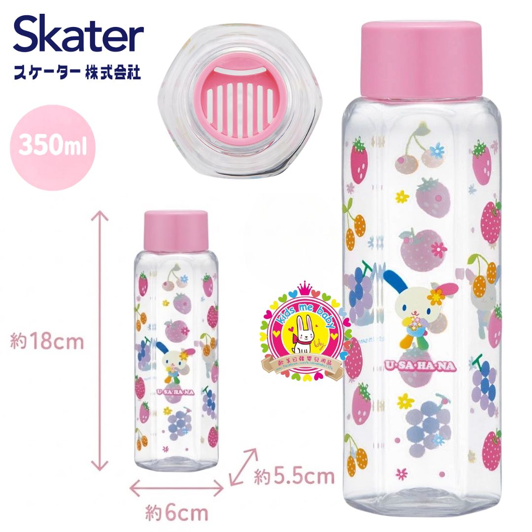 花小兔 Usahana 六角形透明水瓶 350mL ⏰ 預購商品 - 歡迎查詢到貨期 ⏰