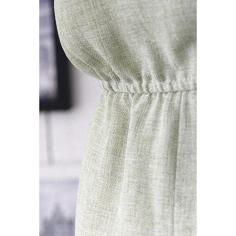 （SOLD OUT） 1950s Summer Lady Worker Olive Linen Dress(FM022)