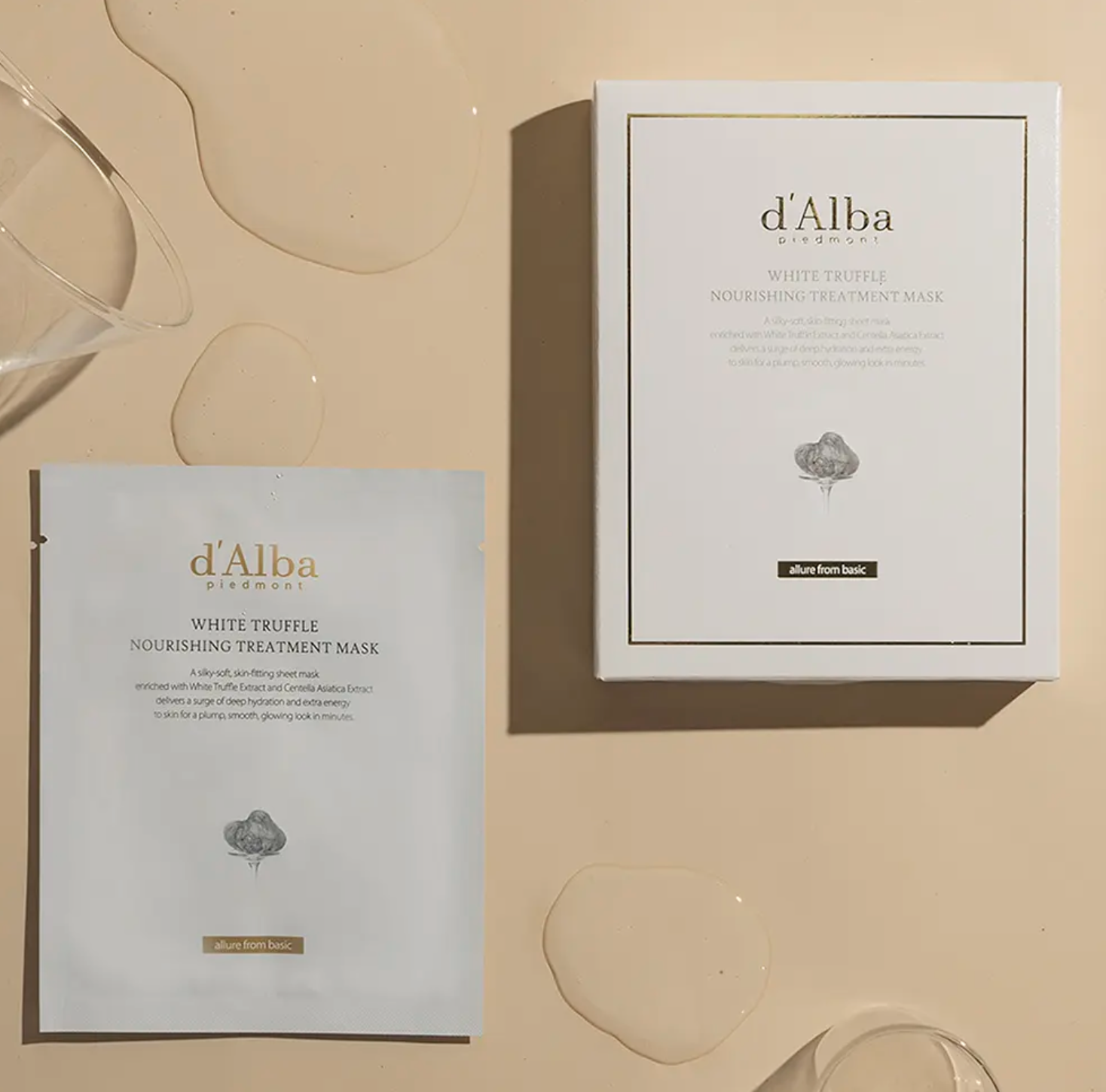 韓國 d’Alba 白松露 滋養修護面膜 5片/盒｜White Truffle Nourishing Treatment Mask