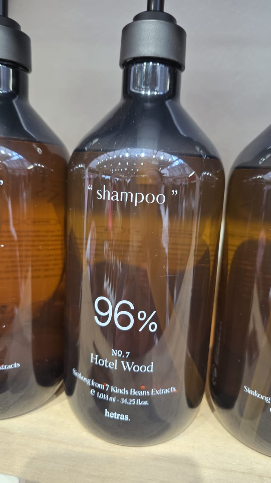 hetras shampoo hotel wood 1013ml