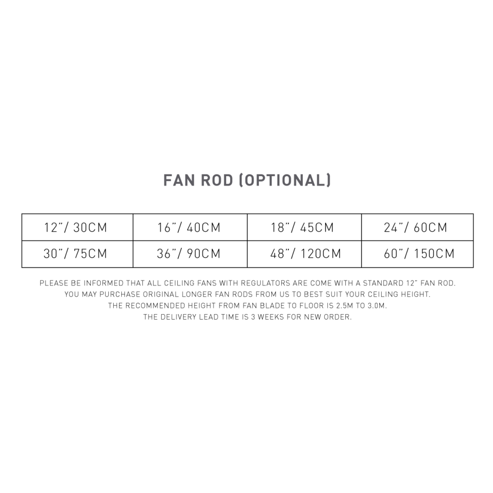 KDK 60" 3-Blade Regulator Ceiling Fan K15W0-SL (Silver)