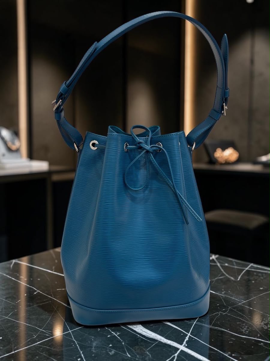 Lv Noe mm bucket bag epi leather 100%Authentic, 95%new ✅Dust bag