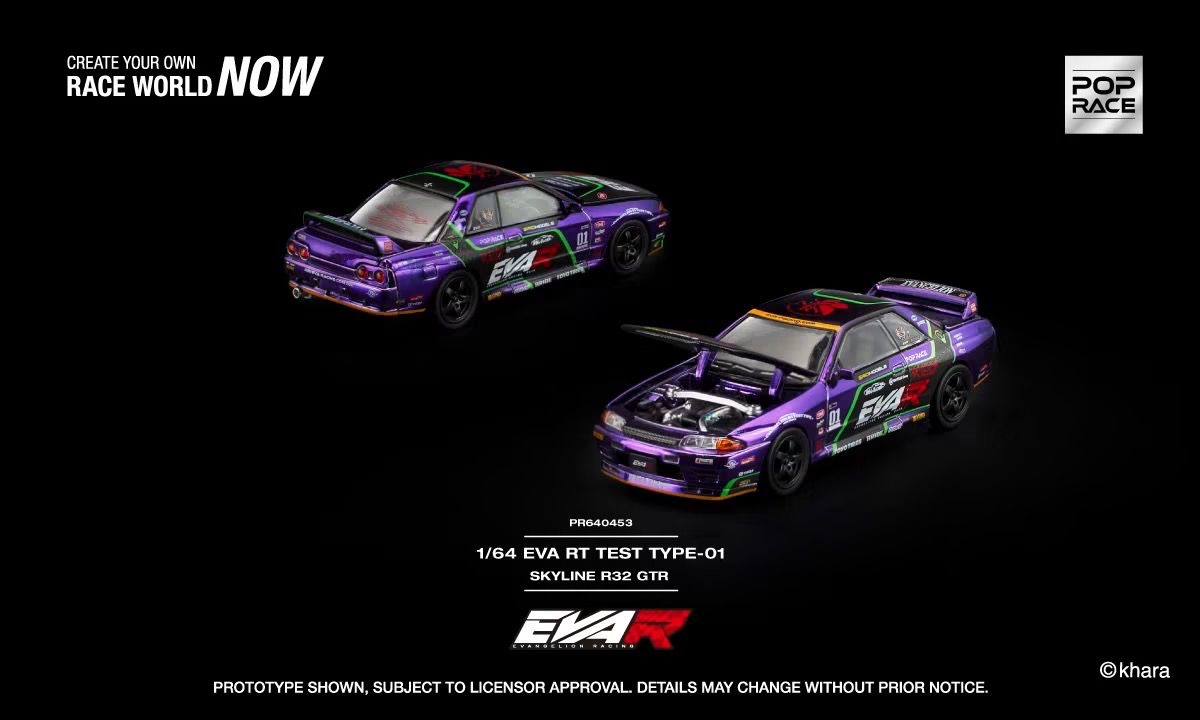 （預訂 Pre Order) Poprace (PR640453) EVA RT TEST TYPE-01 SKYLINE R32