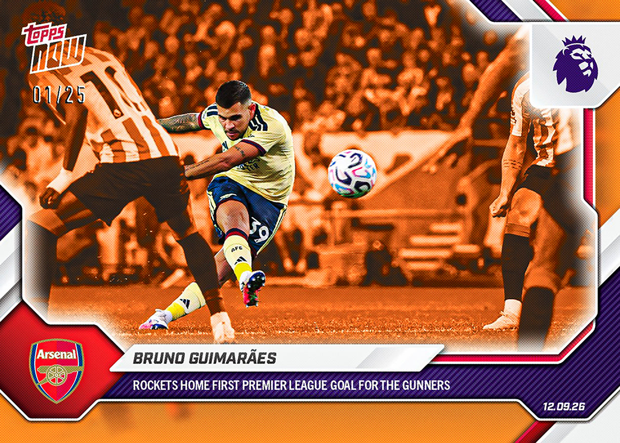 Bruno Guimarães - 2026-27 Premier League Topps NOW® #22【團購】