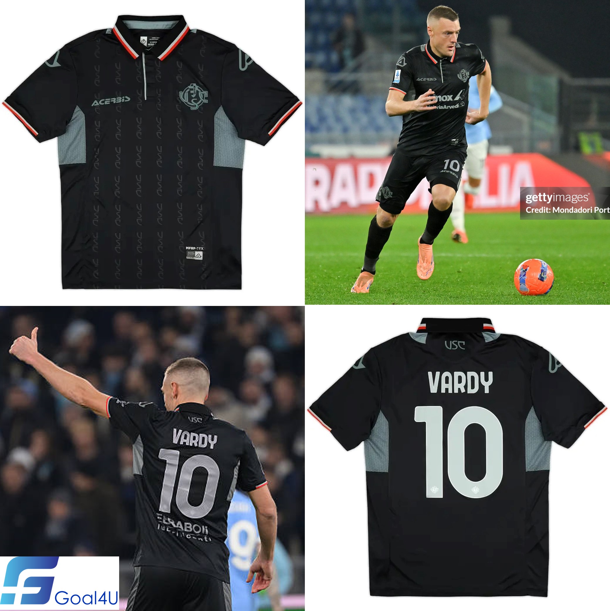 US Cremonese 克雷莫納 2025-26 三客球衣 (可加印字)