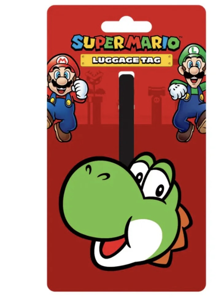【全新Super Mario™ 款式】全球網上獨家發售🏆瑞士Travelmall 多功能行李吊牌 (五款選擇)│防水、防潑 PVC|獨特設計【
