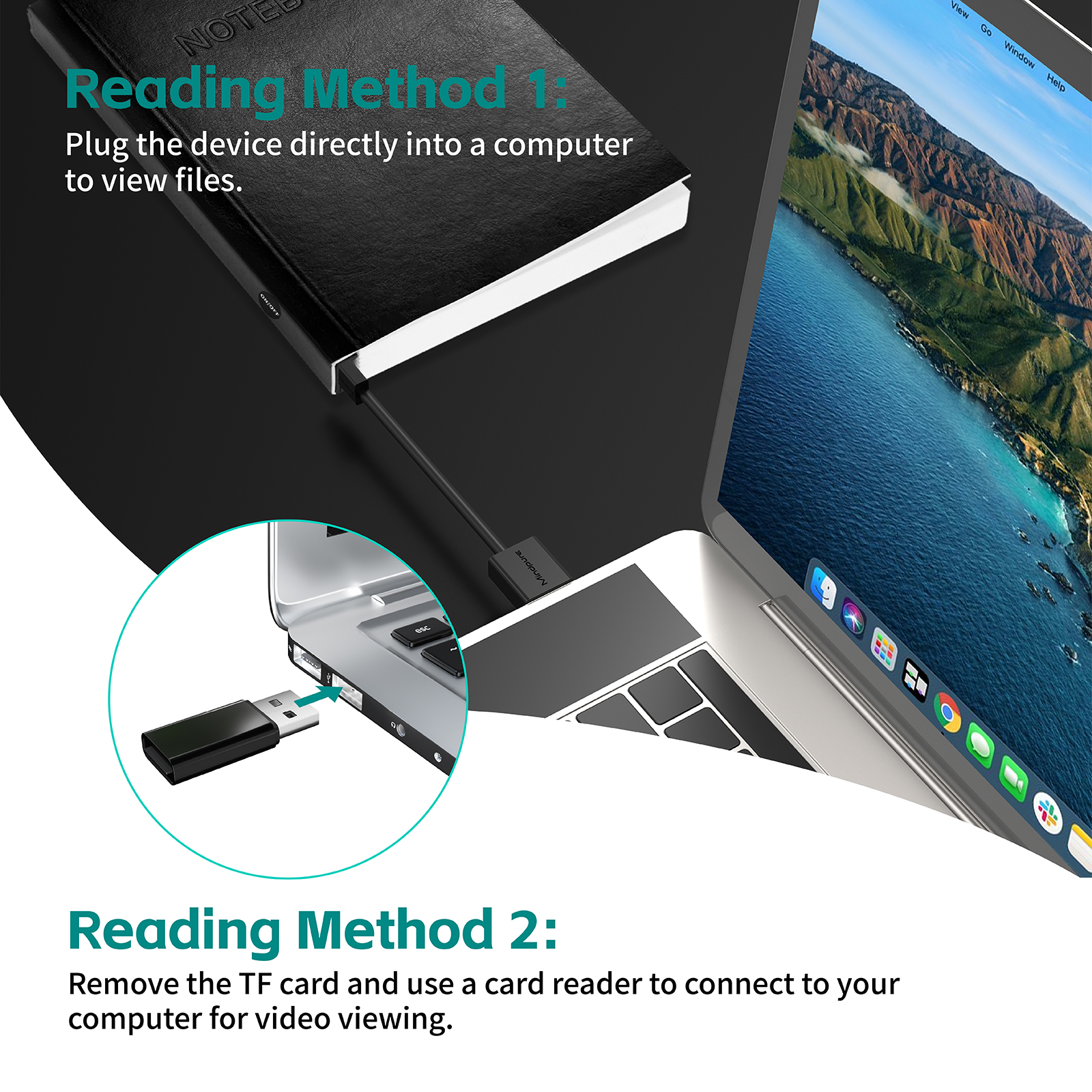 記事本造型針孔攝影機