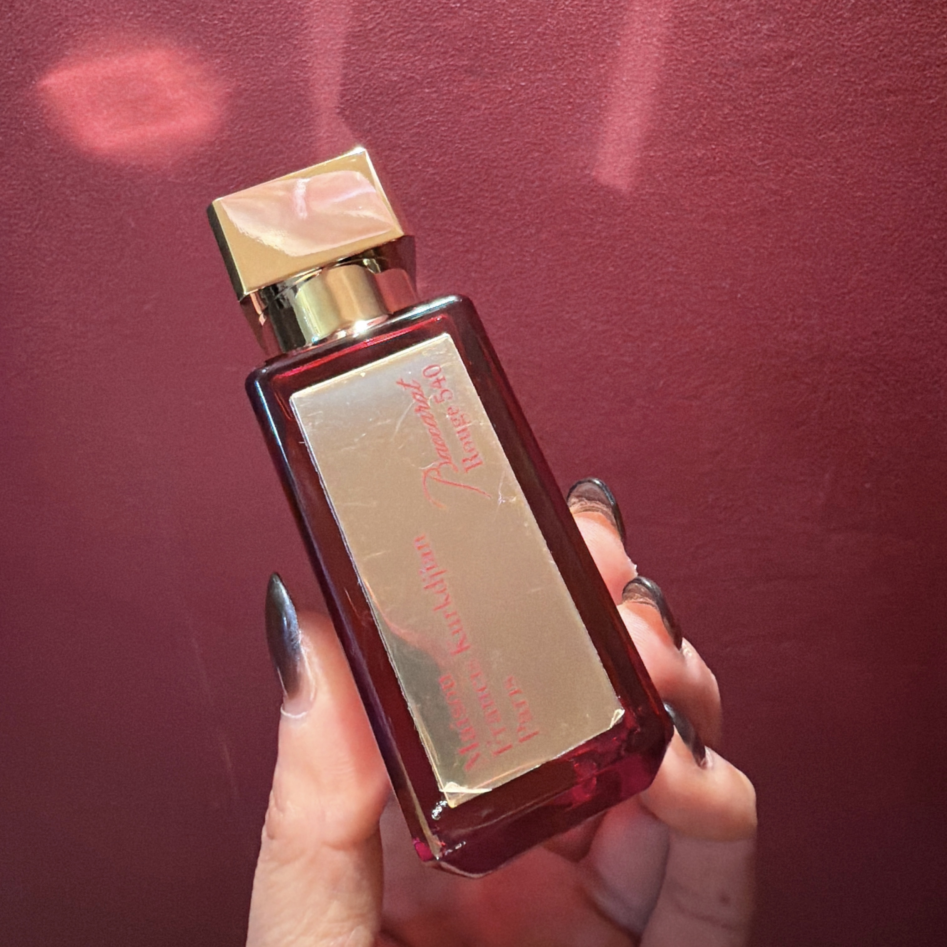 Maison Francis Kurkdjian MFK 庫爾吉安 百家樂 540 紅瓶 Extrait 香精35ml （環保白盒）