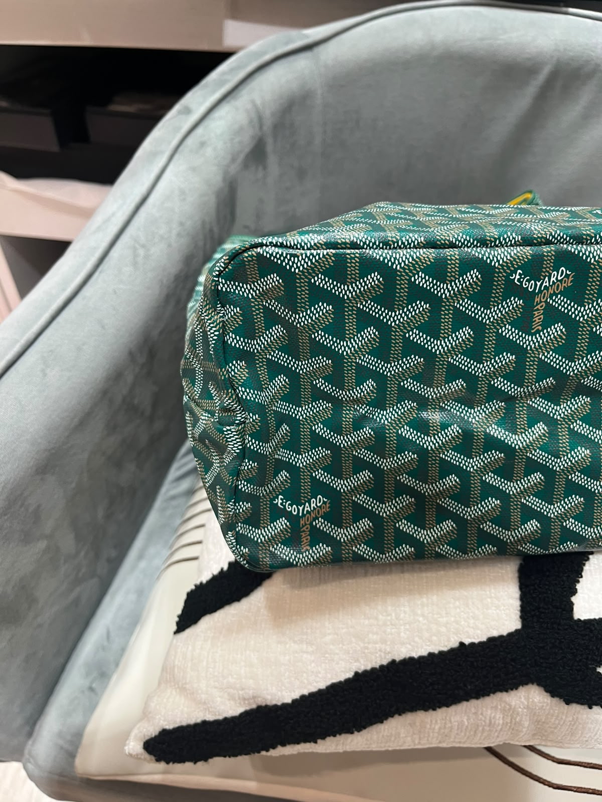 全新未使用品Goyard Boheme Hobo Green 100%Authentic, 全新未使用品 ✅Pouch ✅dust bag 