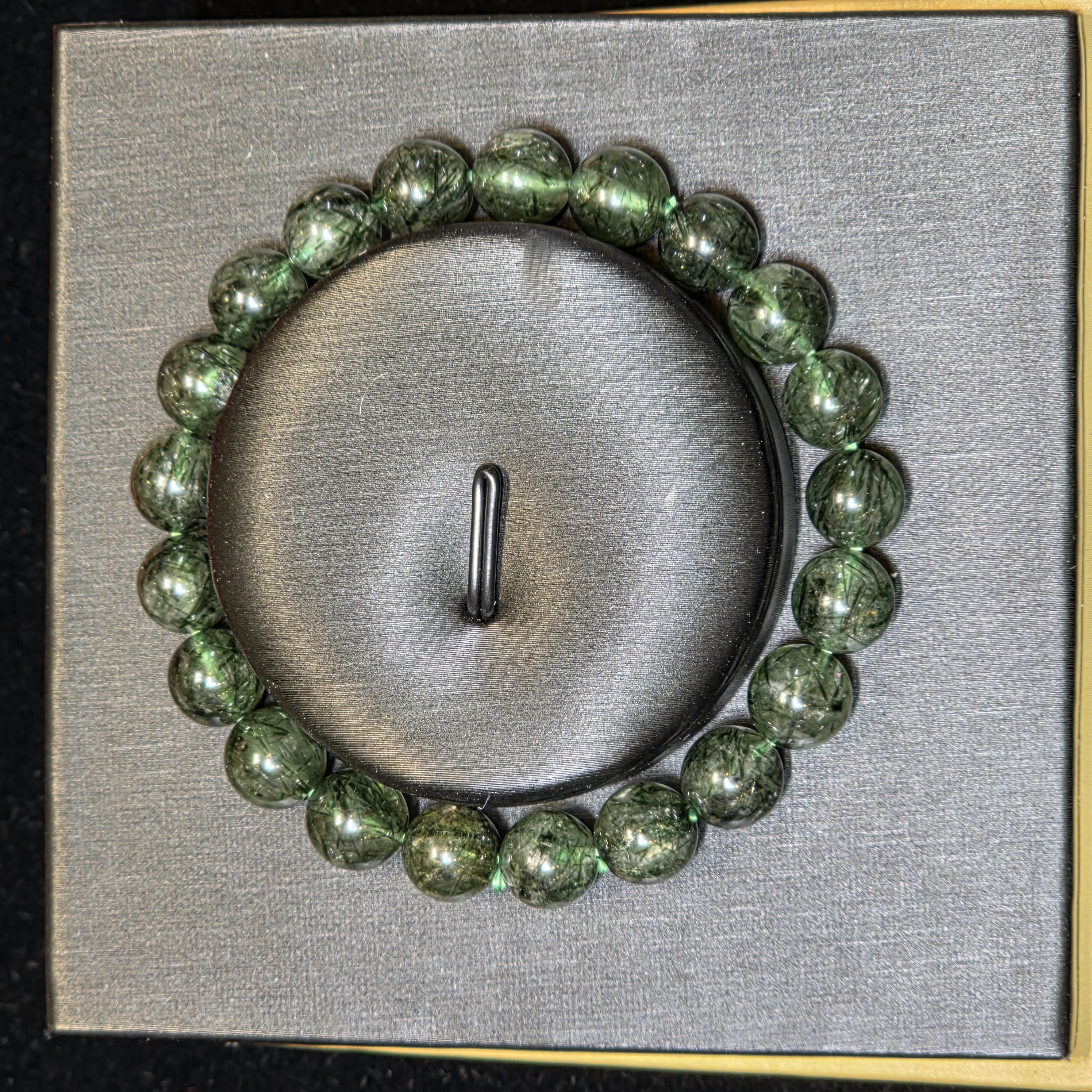 綠髮晶手串(Green Rutilated Quartz)