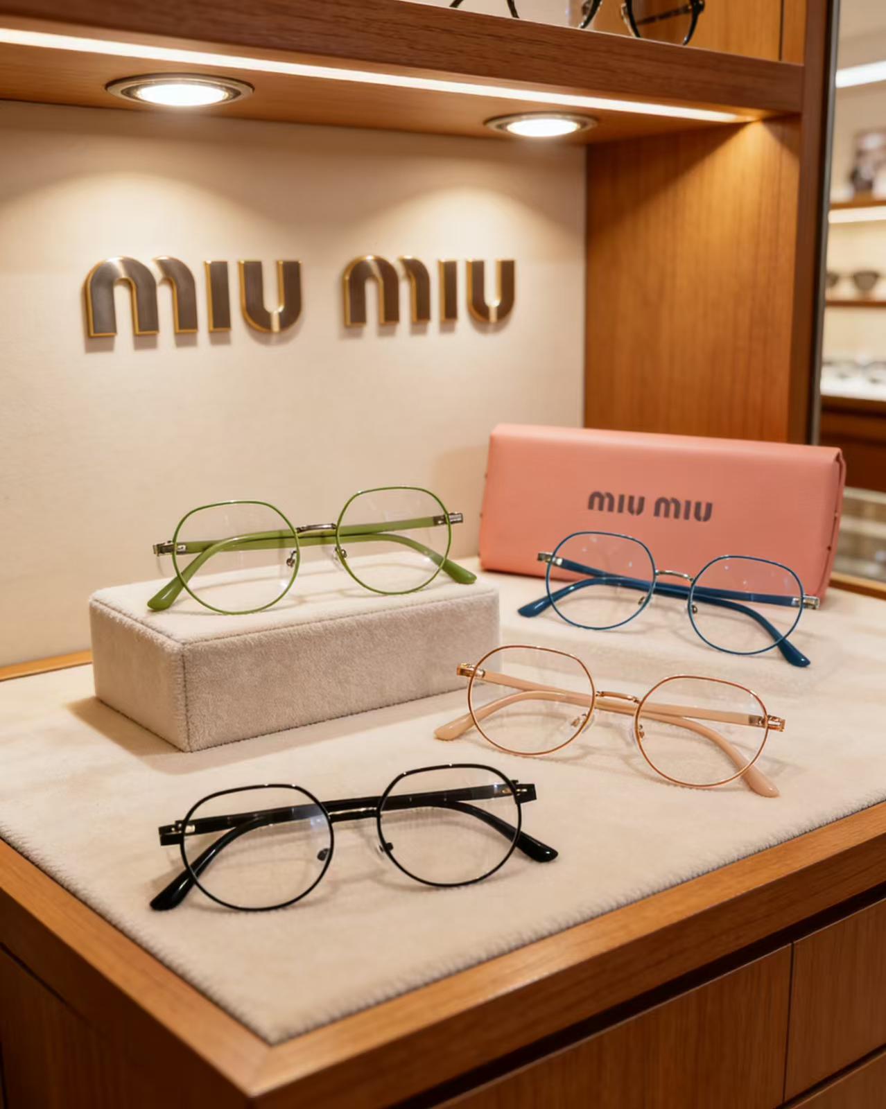 miumiu防藍光護眼四色眼鏡