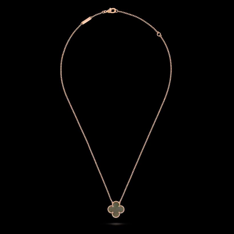 Van Cleef & Arpels Vintage Alhambra 吊墜項鍊100%Authentic, 98% new ✅ 証書2020 ✅收據 ✅ 盒子