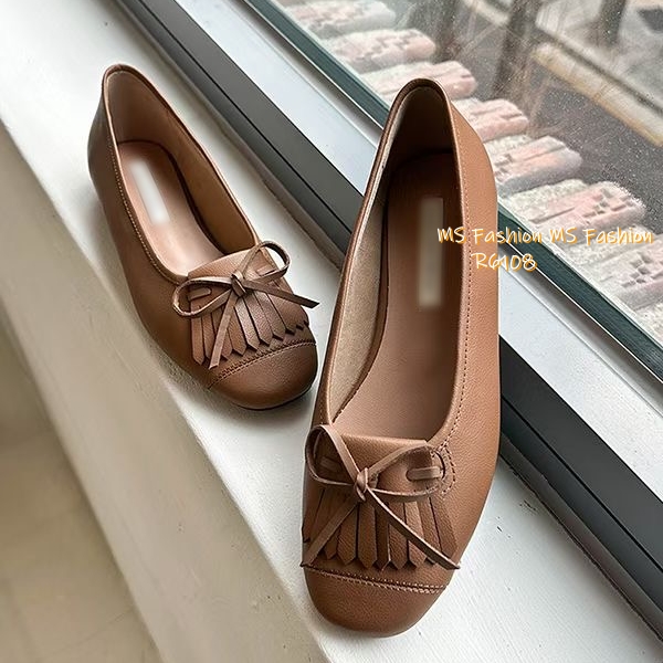 R6108 韓國🇰🇷真皮soso蝴蝶結鞋仔