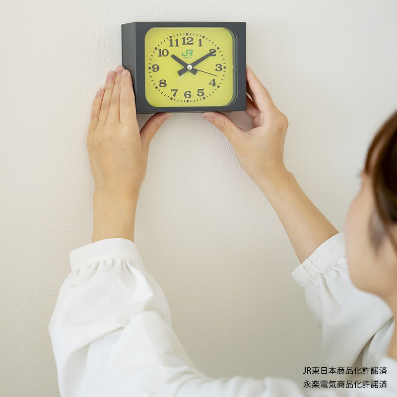 日本JR East經典螢光車站鬧鐘
