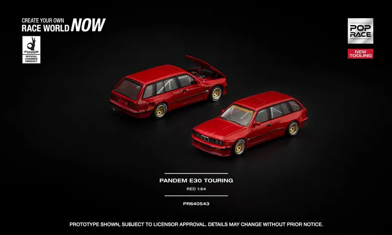 (預訂 Pre Order) POPRACE ( PR640543 ) PANDEM E30 TOURING RED