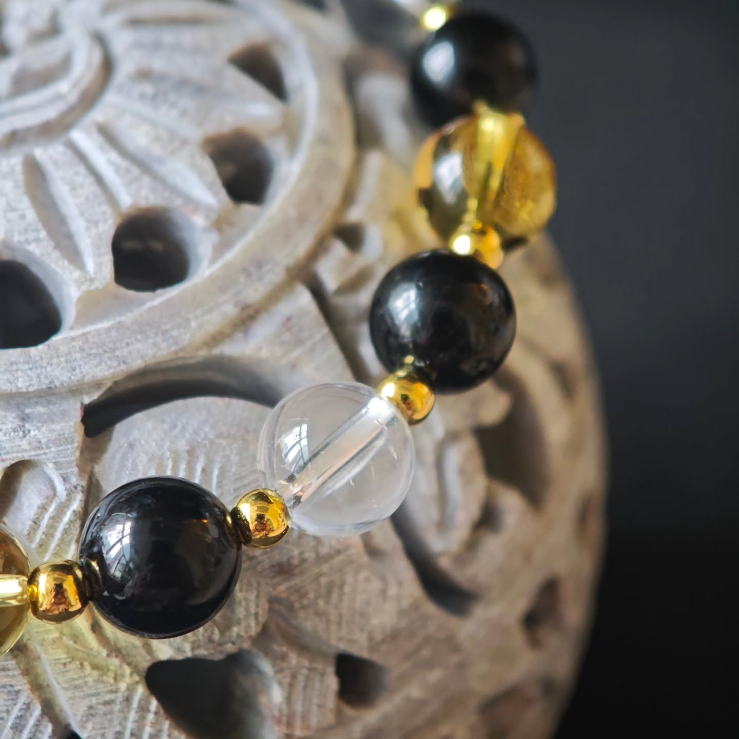 ✨新品DIY水晶手串✨✨🖤黑碧璽✨💛黃水晶✨⚪白水晶✨