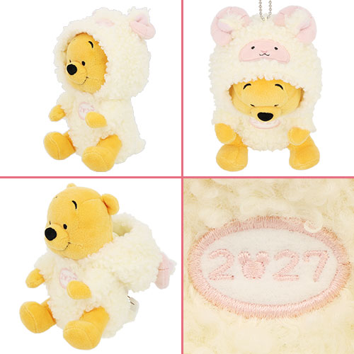 【預訂】TDR Pooh 羊年公仔掛飾