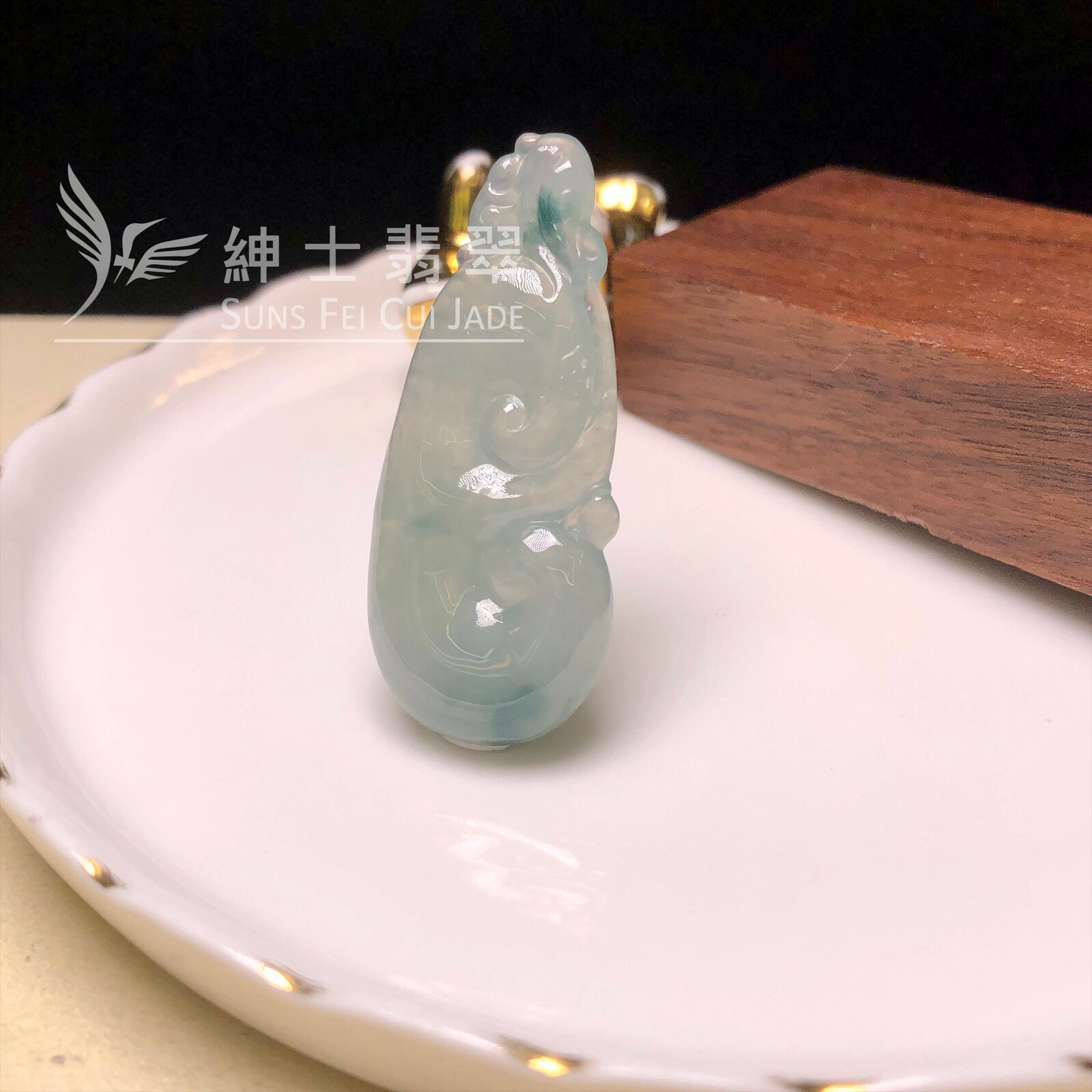 YK00407 飄藍花如意