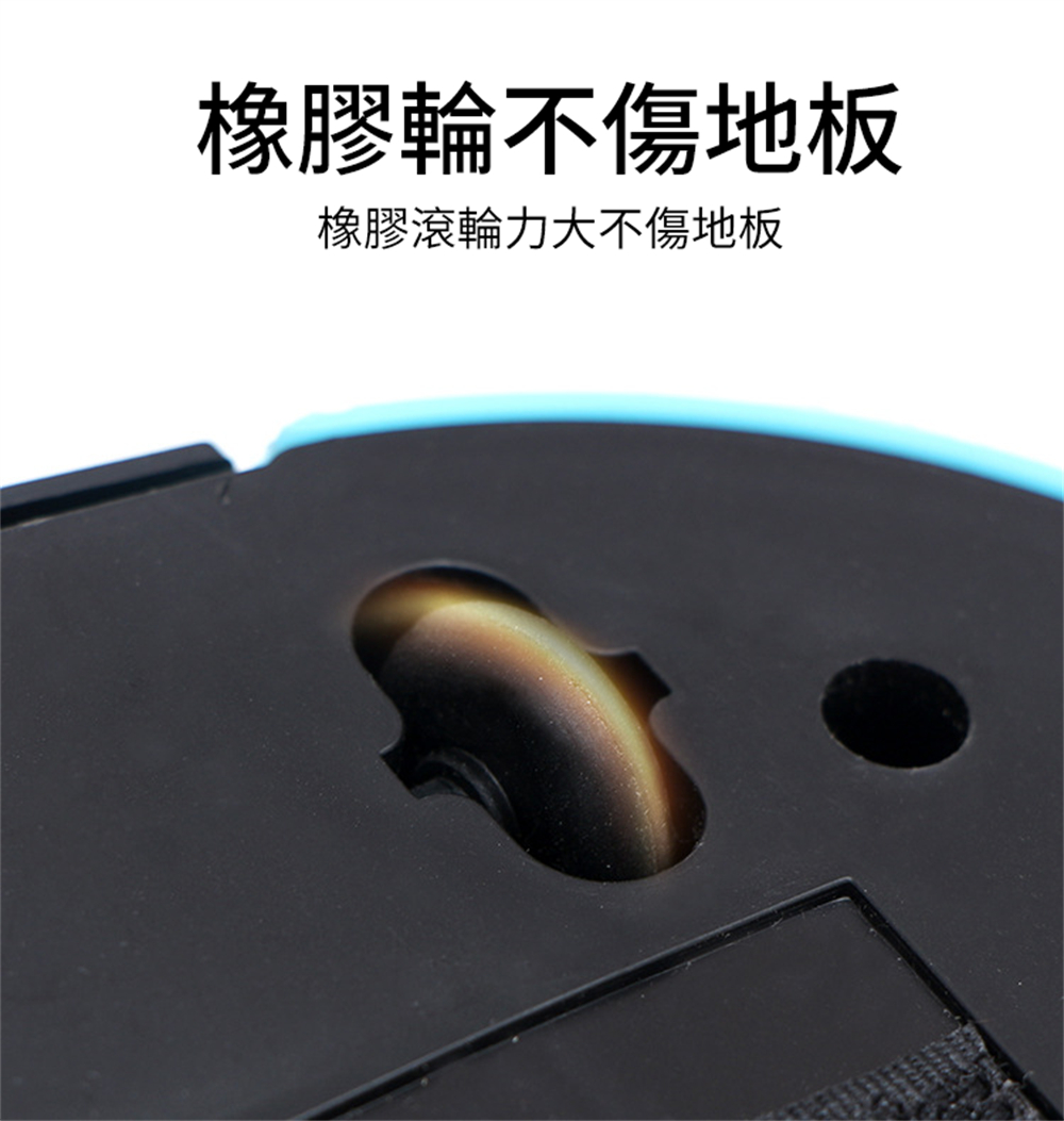 多功能手推式懶人掃地機 掃地 拖地 二合一 吸塵器手動掃地機 藍色 [平行進口] HK2689