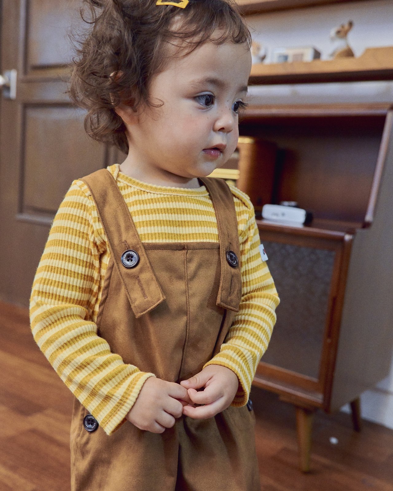 OOTT | Brownie short overalls