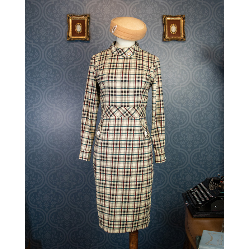 (Ready/Custom-Made) 1960s Mad Men Inspired The Harris Secretary Dress (FM145)