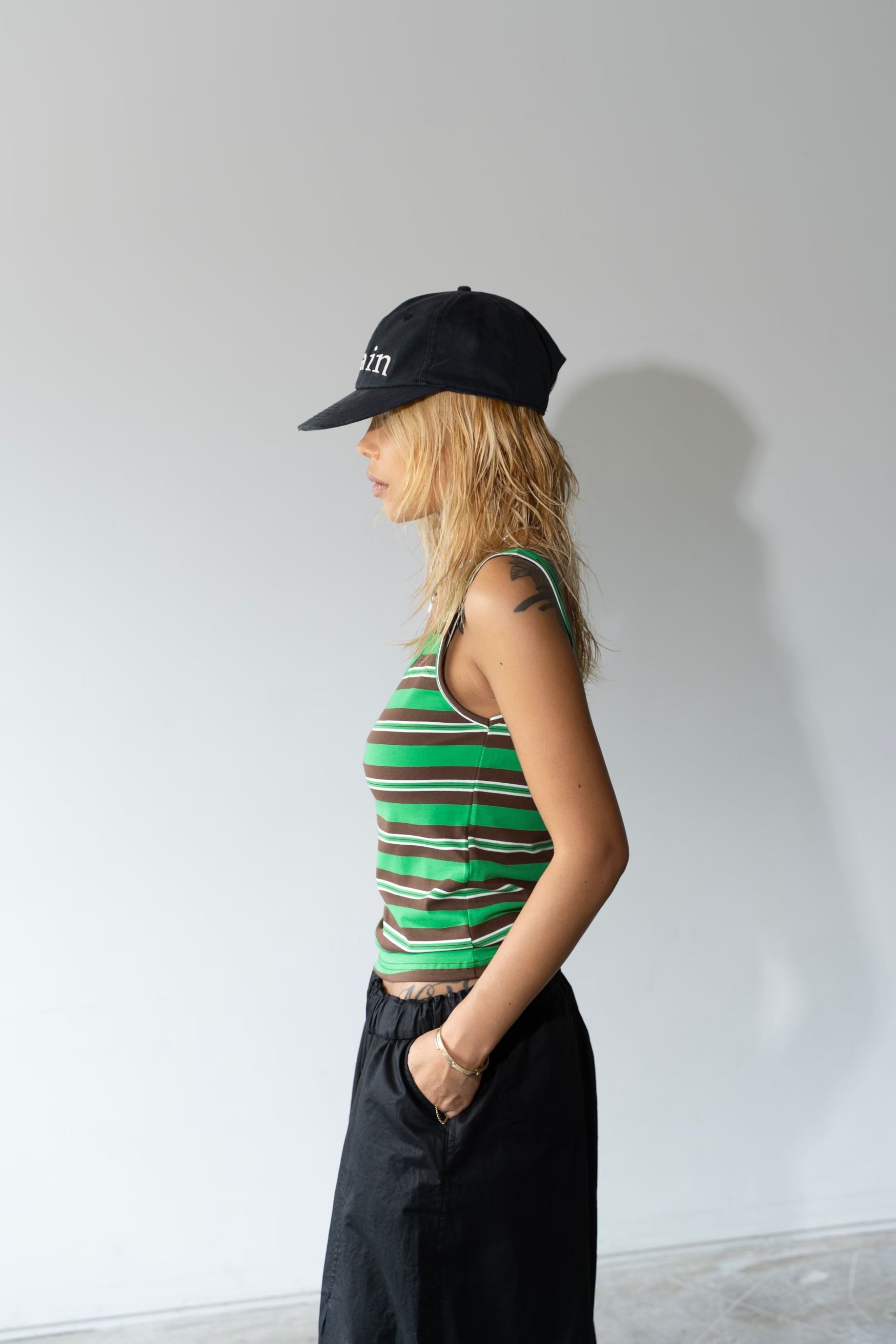 東大門女裝 | stripe Sleeveless 