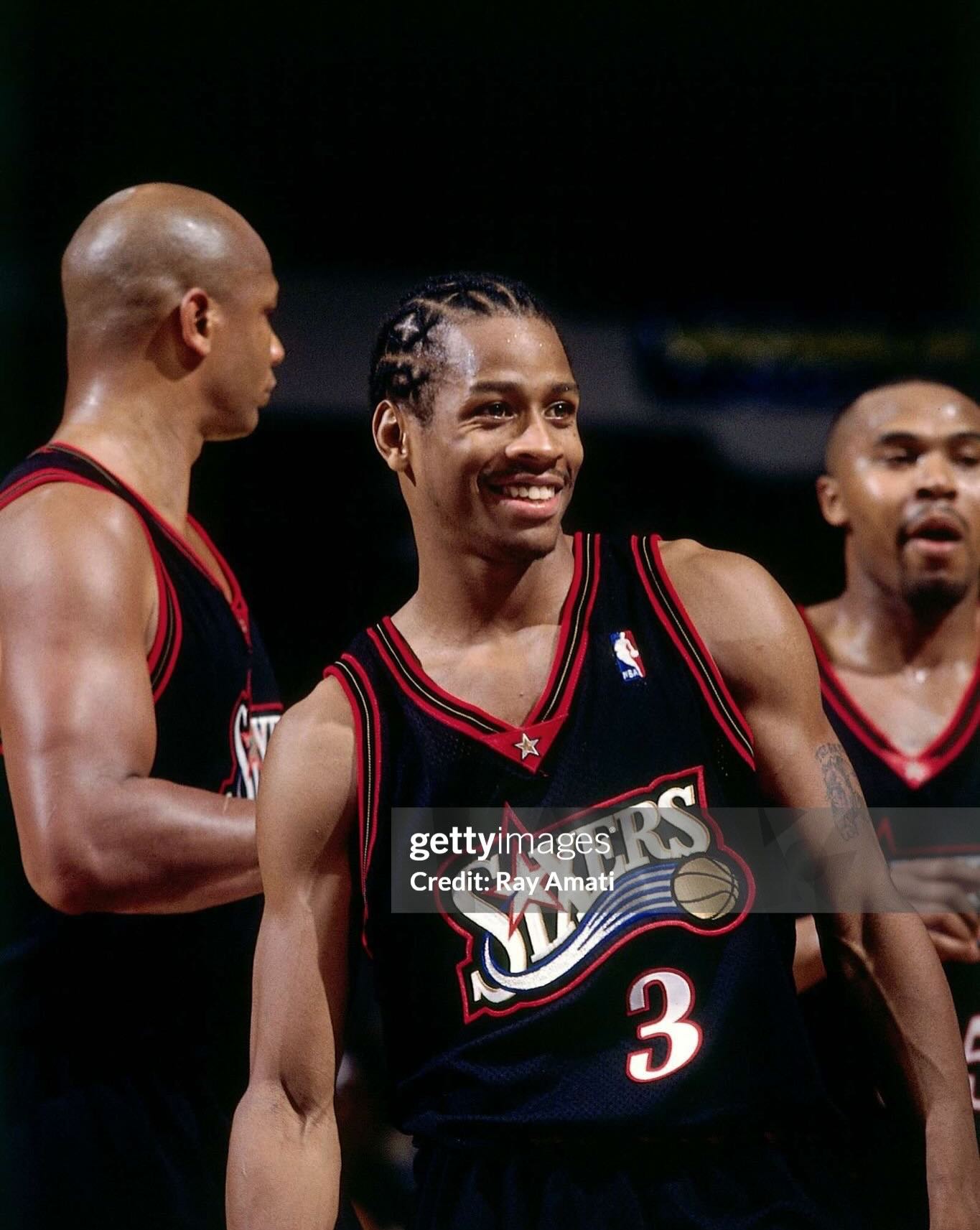 🌟M&N Allen Iverson Sixers 1997-98 Sw jersey