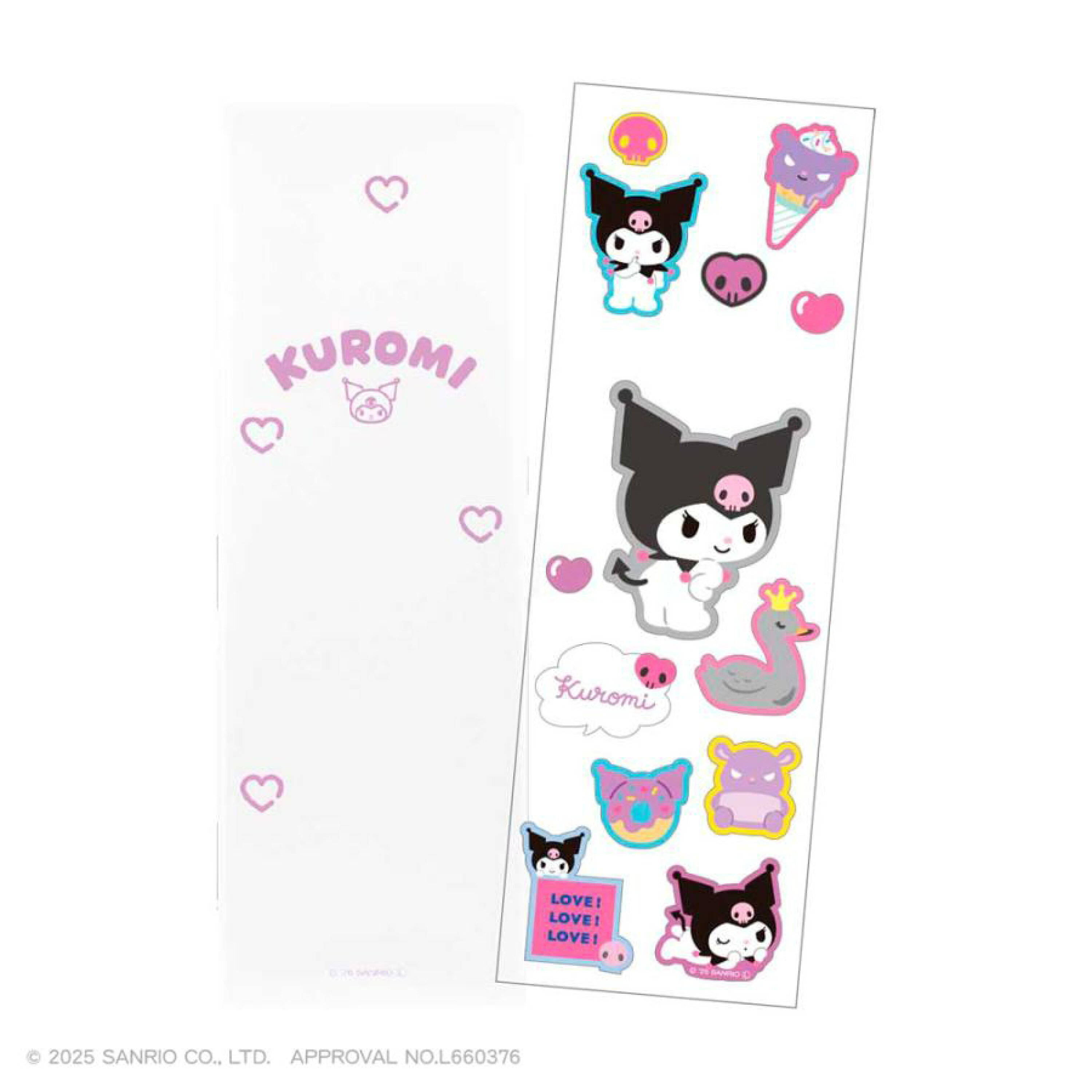 日本版Sanrio膠筆盒連貼紙