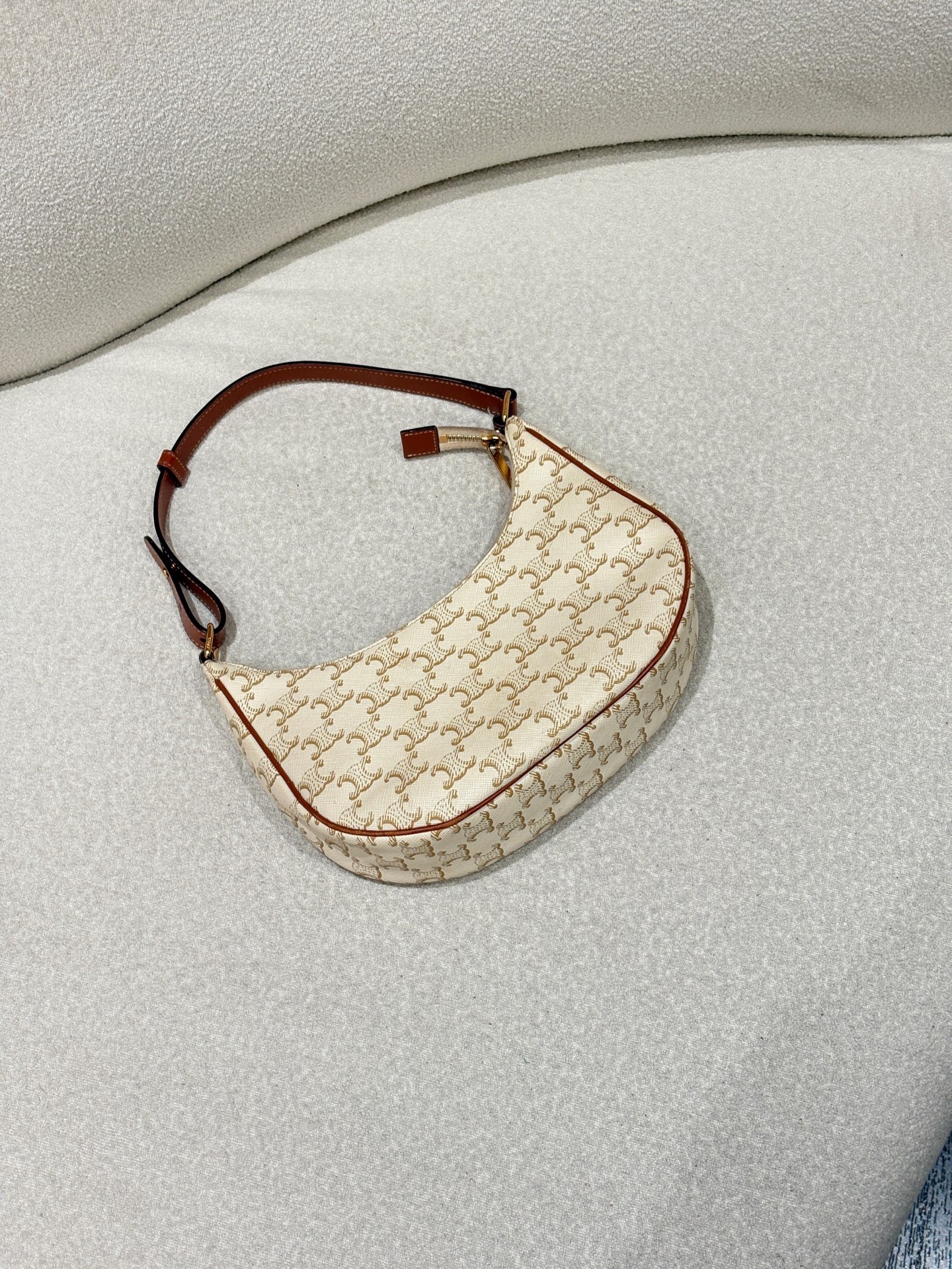 【預訂貨品】CELINE AVA 經典老花牛皮腋下包