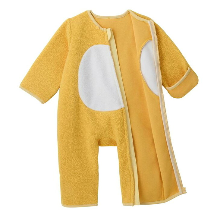 部分現貨🇯🇵預訂 日本直送🇯🇵Rilakkuma Baby鬆弛熊兩色人物造型抓絨長袖連帽連身服