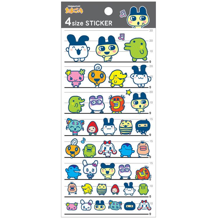 Tamagotchi 4 size sticker 218125
