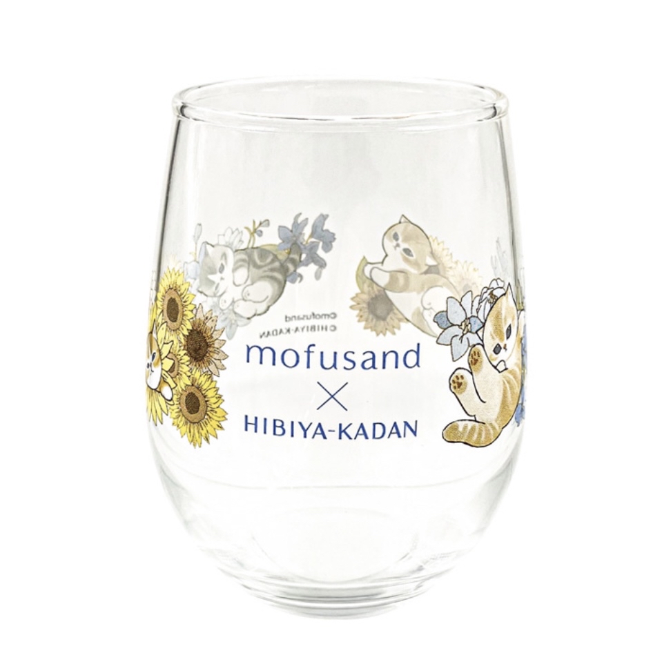 Mofusand 鯊魚貓 玻璃杯｜預訂